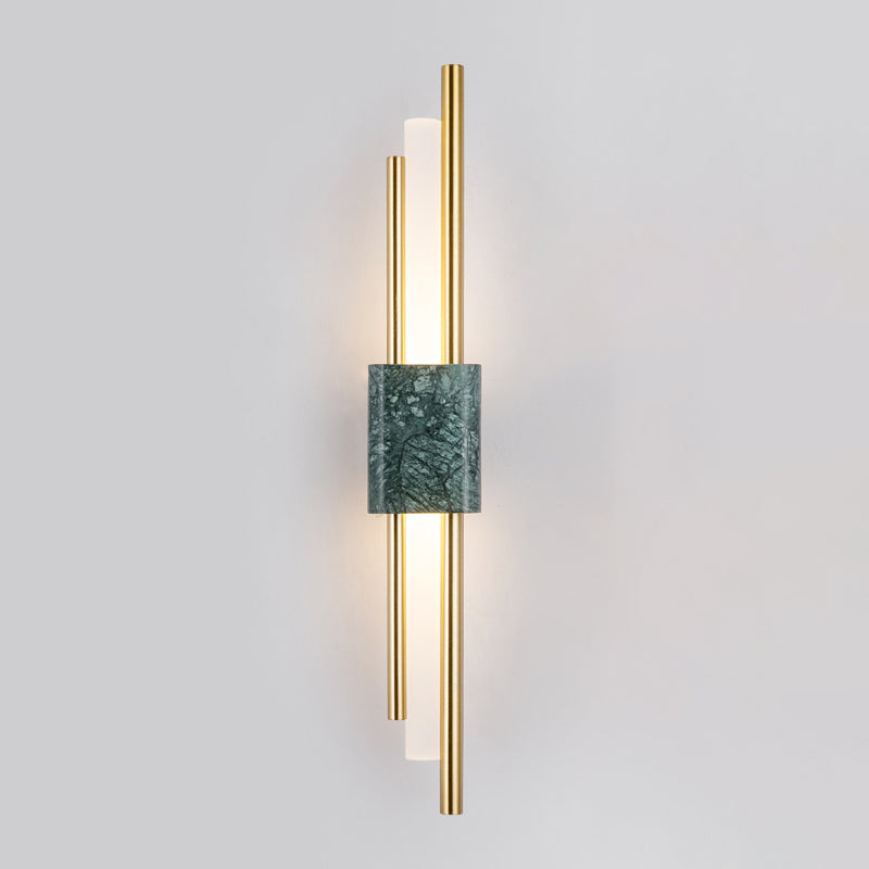 Metal Linear Shade Wall Sconce Modern Style 1 Light Wall Mount Light Fixture