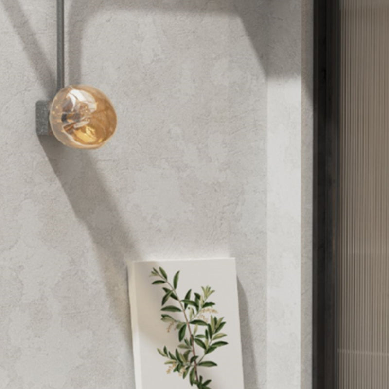Lámpara de pared de roca minimalista vidrio soplado a mano 1 linda luz de vestíbulo luz