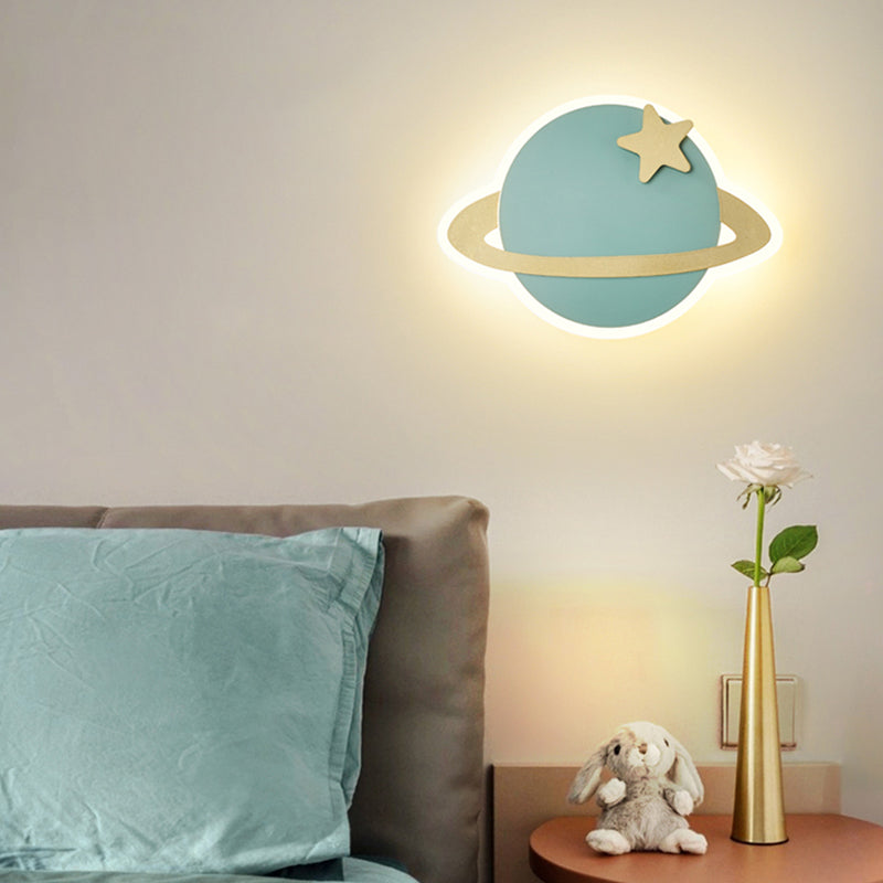 Lumo da parete moderno a parete creativa per la camera da letto per bambini