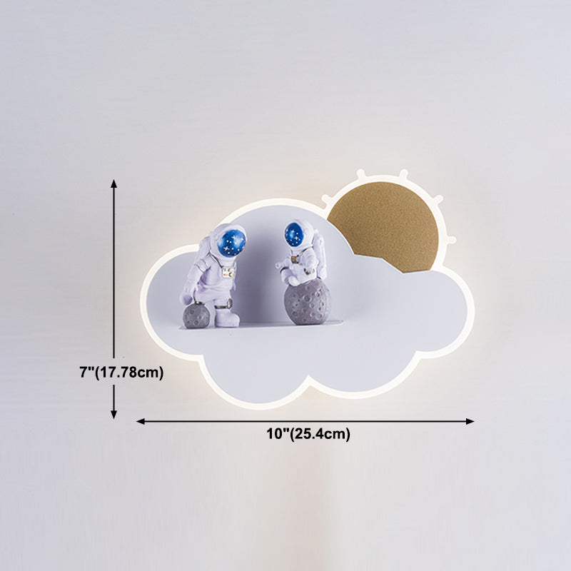 Lumo da parete moderno a parete creativa per la camera da letto per bambini