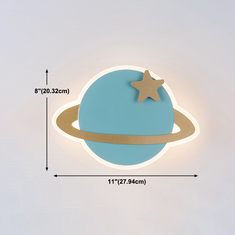 Lumo da parete moderno a parete creativa per la camera da letto per bambini