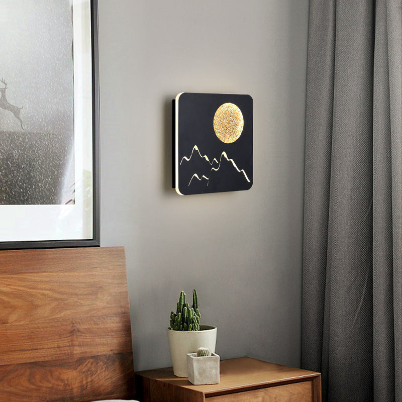 Creative Metal Wall Light Modern LED Wall Light Fixture for Bedroom