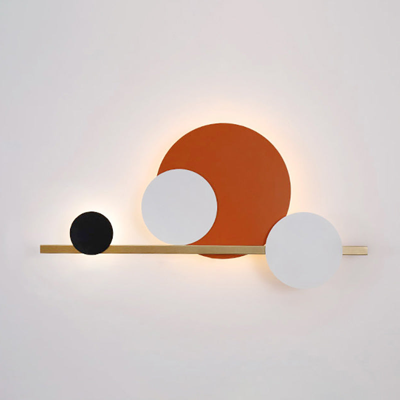 Geometry Shape Wall Lights Modern Style Metal Wall Mounted Light Fixtures