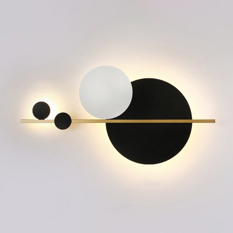 Geometry Shape Wall Lights Modern Style Metal Wall Mounted Light Fixtures