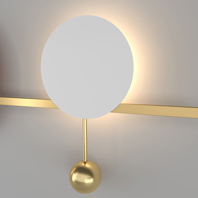 Geometry Shape Wall Lights Modern Style Metal Wall Mounted Light Fixtures