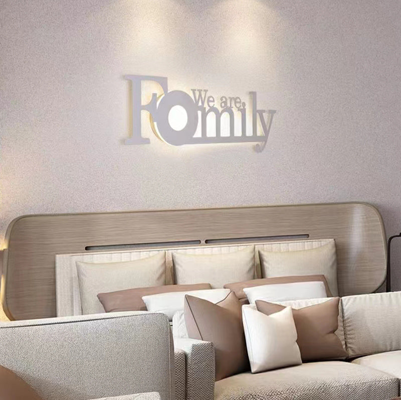 Unique Shape Wall Light Modern Style Metal Single Light Wall Mounted Light Fixture