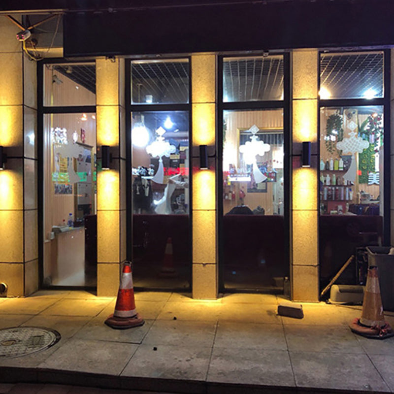 2 Lights Tube Wall Lights Modern Style Metal Wall Mounted Lamps