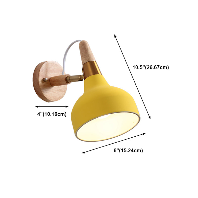 1 Light Wall Sconce Modern Style Metal Wall Lighting for Living Room