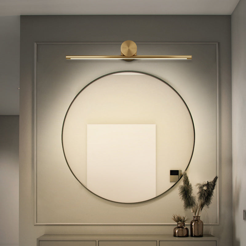 Accesorio de iluminación de pared lineal luminina de montaje de pared LED simple