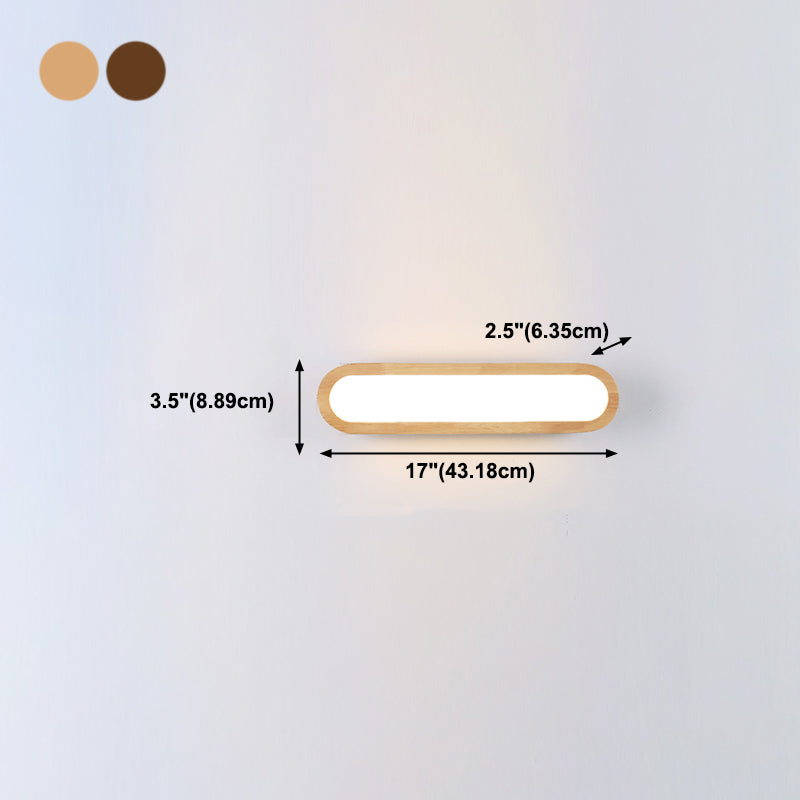 Applexion murale en bois moderne