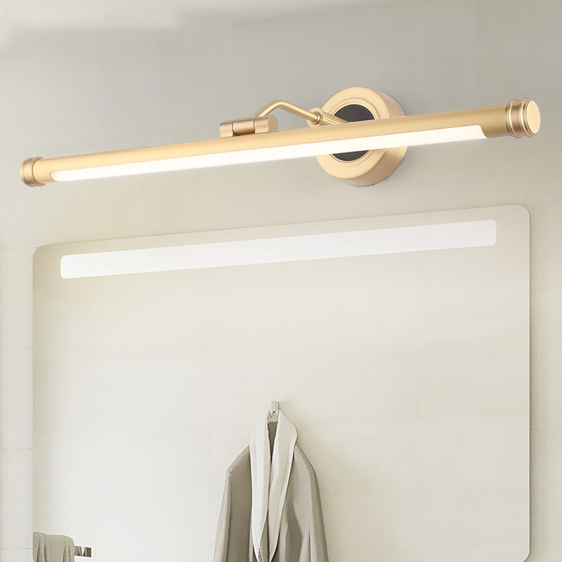 Modern Style Tube Vanity Wall Lights Metal 1 Light Vanity Mirror Lights