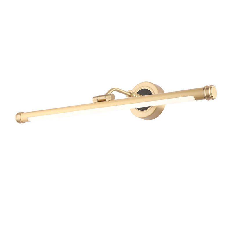 Modern Style Tube Vanity Wall Lights Metal 1 Light Vanity Mirror Lights