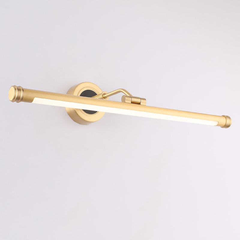 Modern Style Tube Vanity Wall Lights Metal 1 Light Vanity Mirror Lights