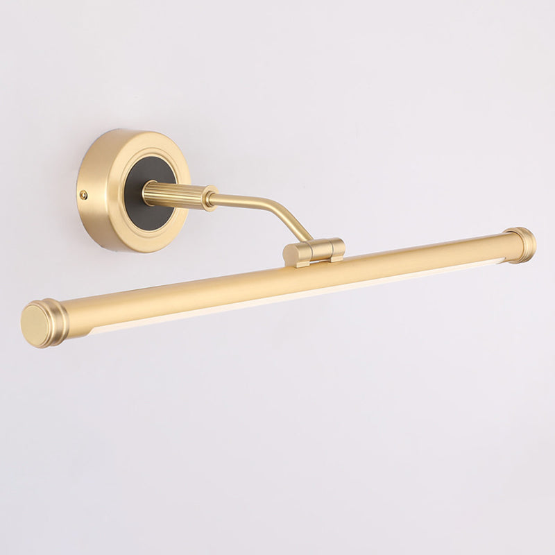 Modern Style Tube Vanity Wall Lights Metal 1 Light Vanity Mirror Lights