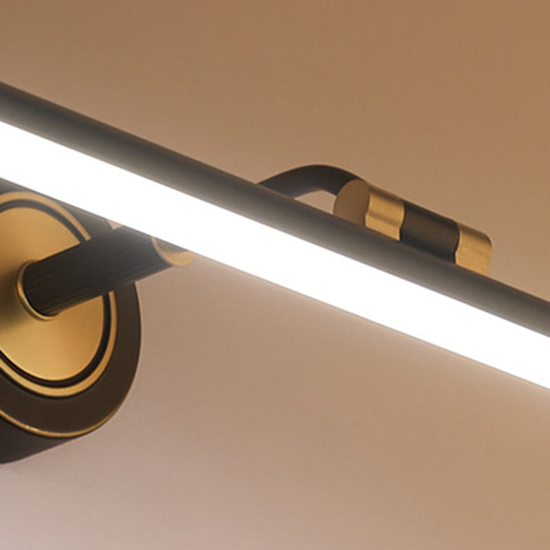 Modern Style Tube Vanity Wall Lights Metal 1 Light Vanity Mirror Lights