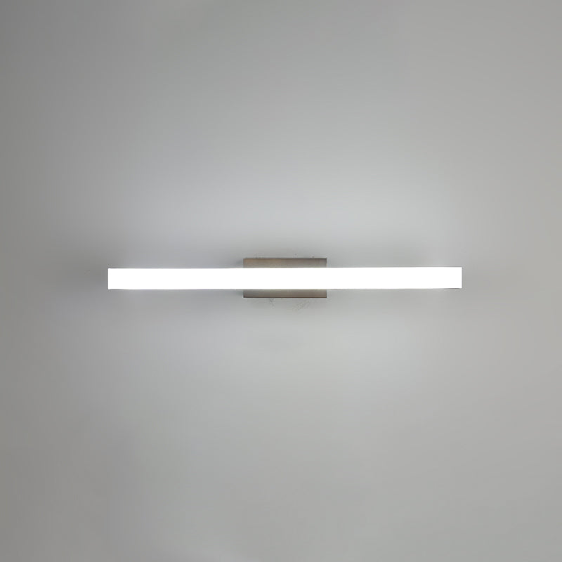 1 luces de pared de tocador lineal ligero luces de espejo de tocador de madera de estilo moderno