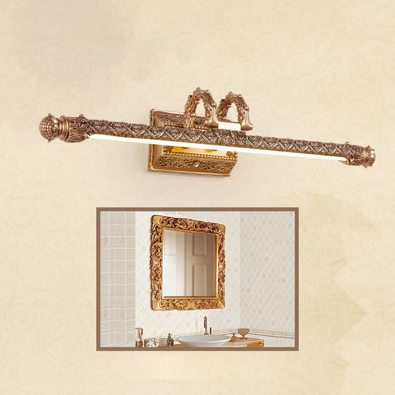 Slim Lineal Splique Simple acrílico Batio LED LEACHING de tocador de tocador