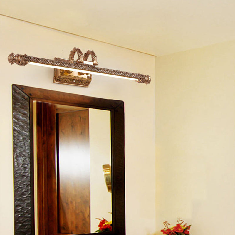 Slim Lineal Splique Simple acrílico Batio LED LEACHING de tocador de tocador