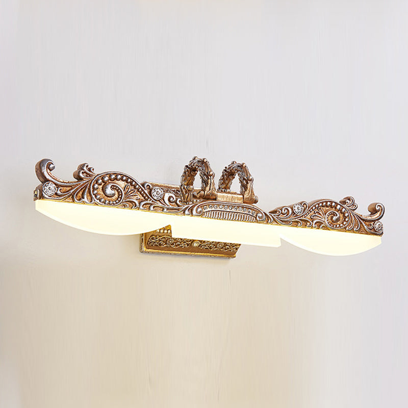 Slim Lineal Splique Simple acrílico Batio LED LEACHING de tocador de tocador