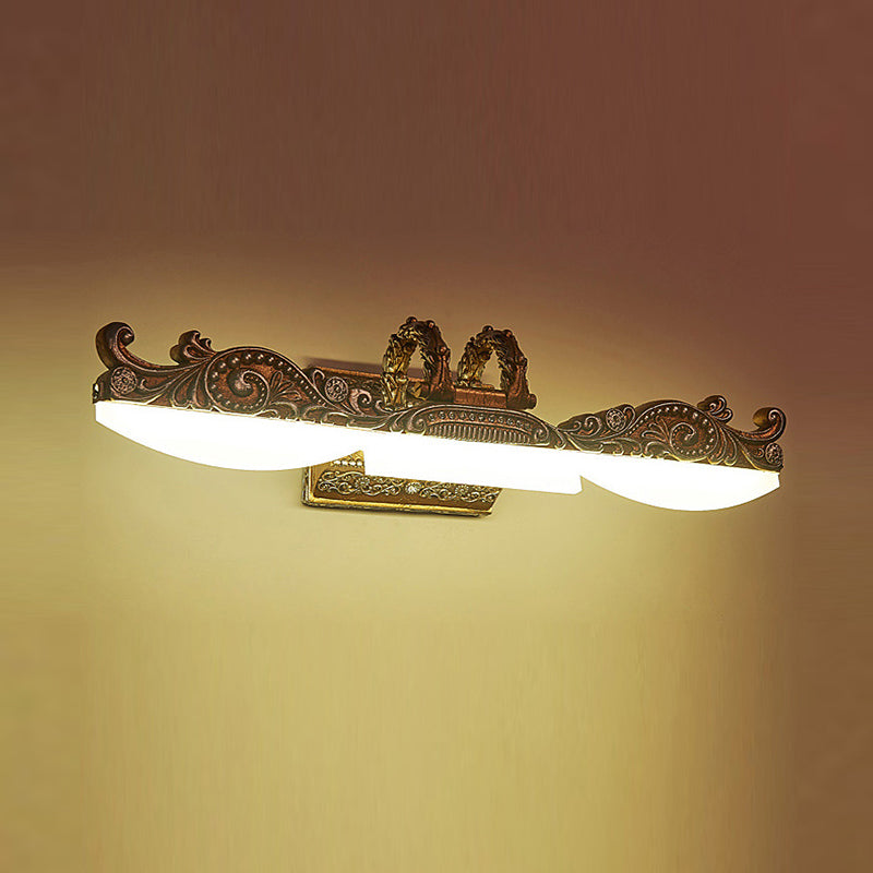 Slim Lineal Splique Simple acrílico Batio LED LEACHING de tocador de tocador