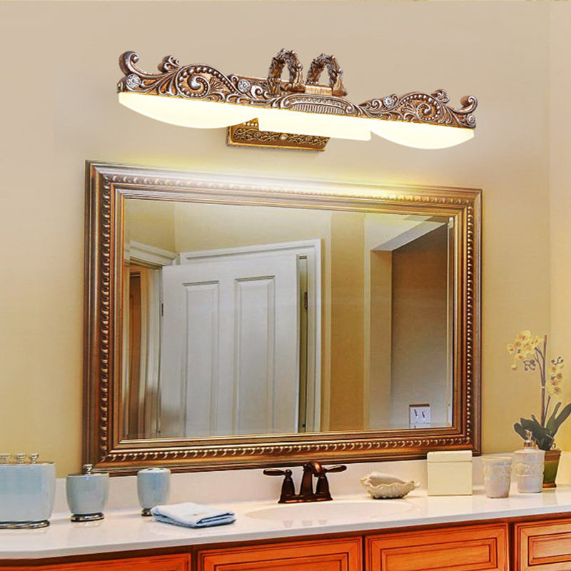 Slim Lineal Splique Simple acrílico Batio LED LEACHING de tocador de tocador