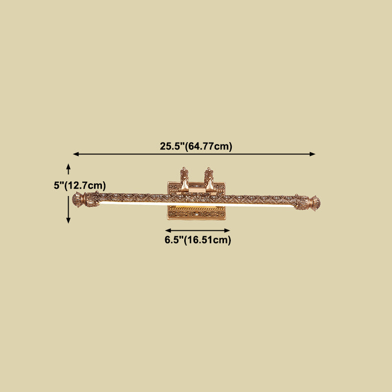 Slim Lineal Splique Simple acrílico Batio LED LEACHING de tocador de tocador
