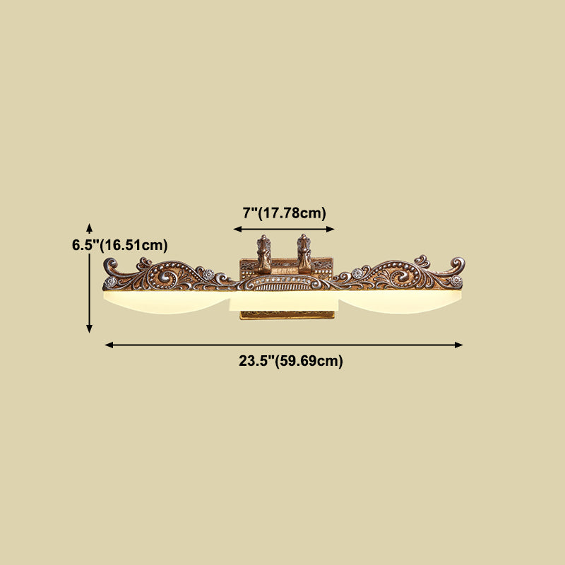 Slim Lineal Splique Simple acrílico Batio LED LEACHING de tocador de tocador