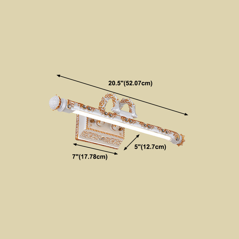 Slim Lineal Splique Simple acrílico Batio LED LEACHING de tocador de tocador