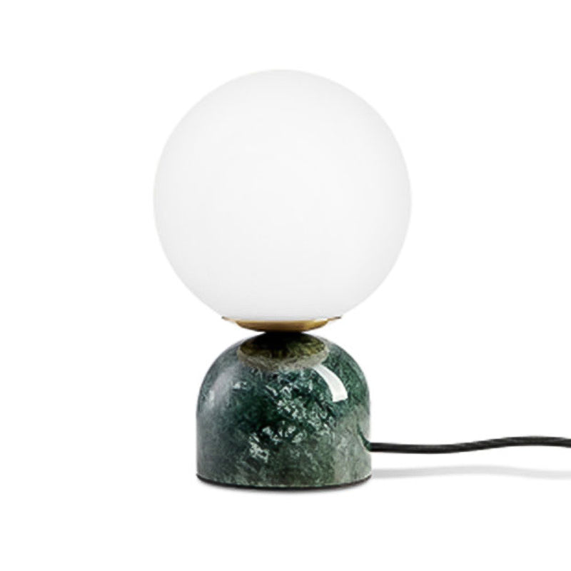 1 lampe de table de nuit géométrique légère les lampes de table en verre de style moderne