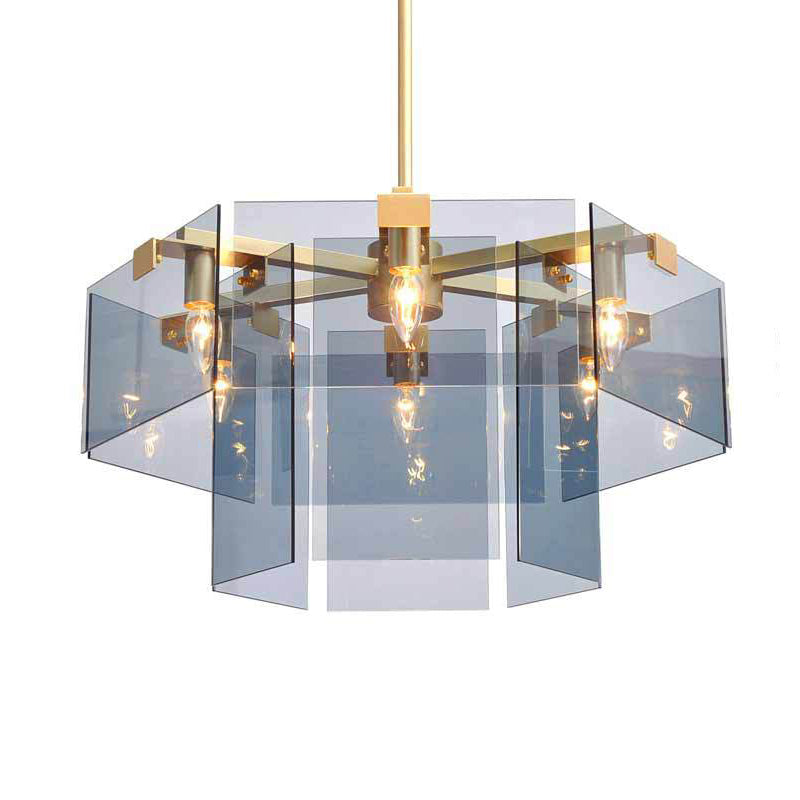 Lustre de lustre en verre de chambre à coucher