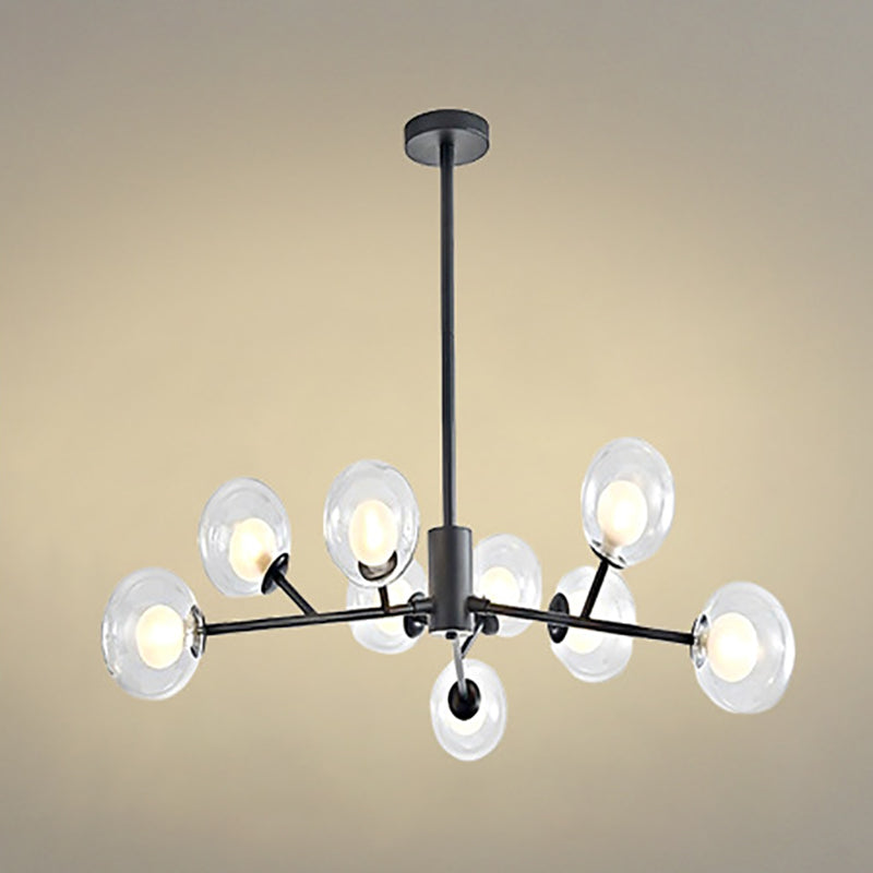 Éclairage d'éclairage de lustre en verre
