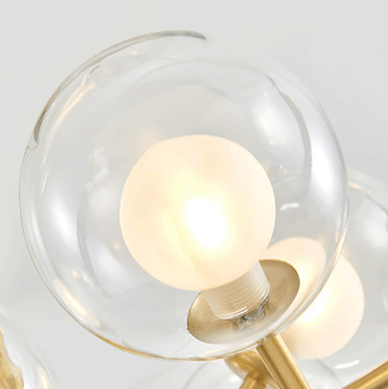 Éclairage d'éclairage de lustre en verre