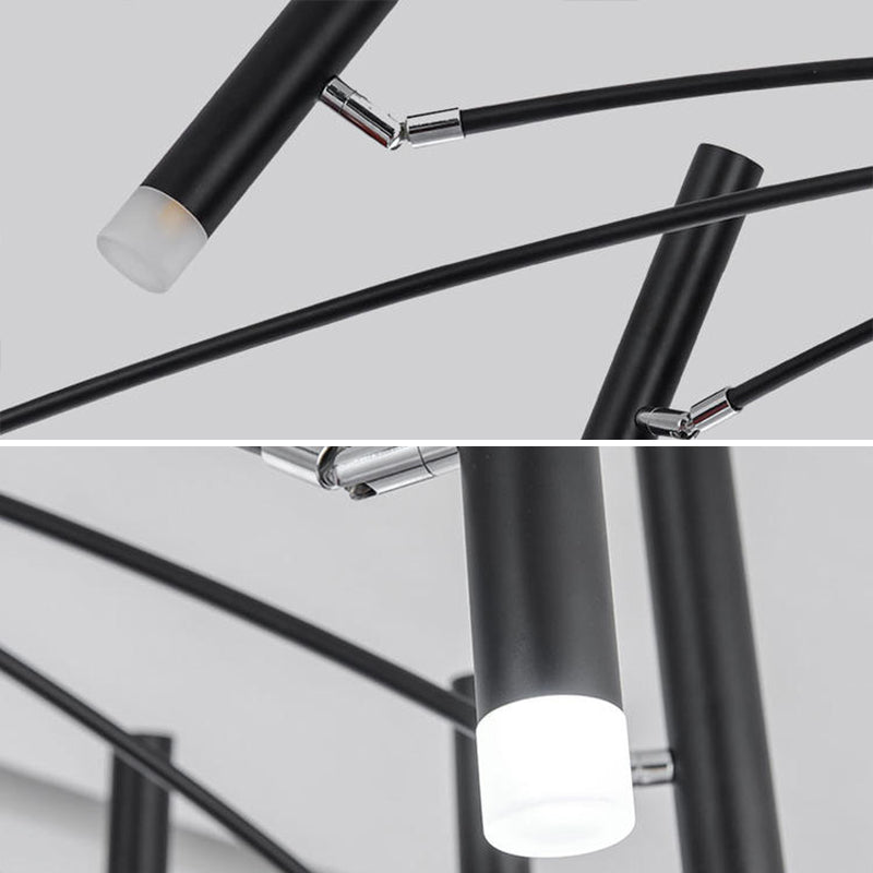 Verstellbarer moderner Kronleuchterbeleuchtung Metallheizlicht für Wohnzimmer