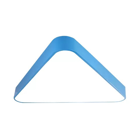 Slanke driehoekige LED-inbouwlamp van acrylmetaal in moderne stijl