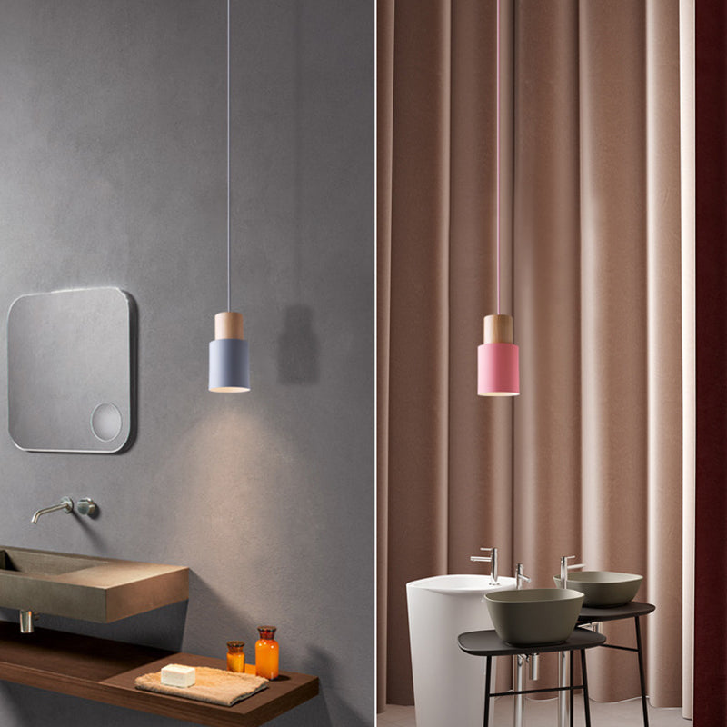 Costrero de techo Ligera de metal nórdico colgante de colgante de colgante