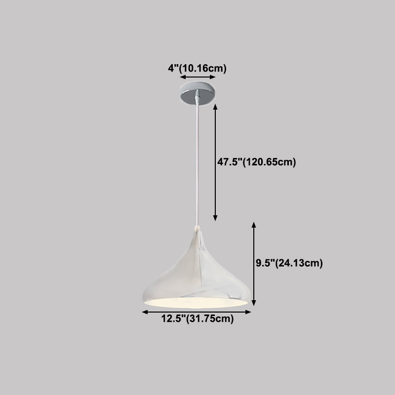 Hanging Light Fixture Simple Style Metal Hanging Ceiling Light