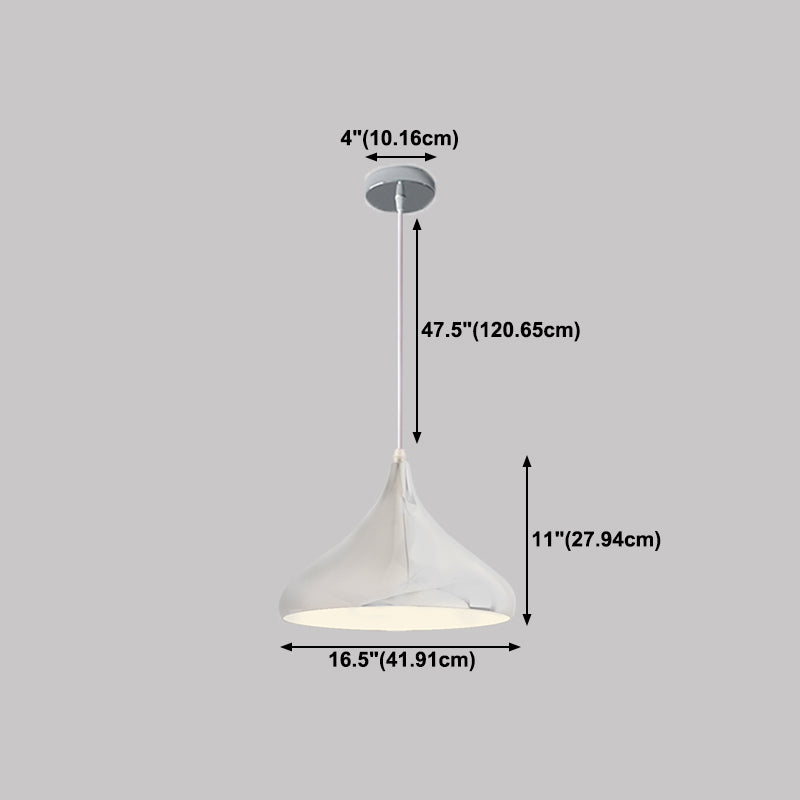 Hanging Light Fixture Simple Style Metal Hanging Ceiling Light