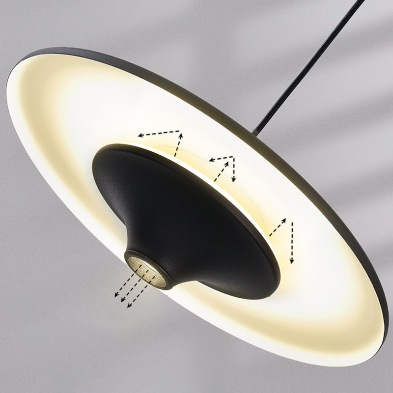 Modern Style Unique Shape Pendant Lighting Metal 2 Light Pendant Light for Bedroom