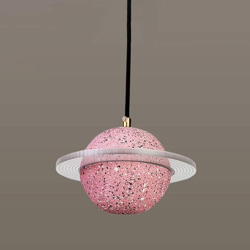 Modern Style Spherical Shape Pendant Lighting Cement Pendant Light for Bedroom