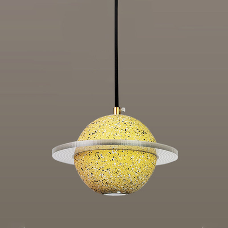 Modern Style Spherical Shape Pendant Lighting Cement Pendant Light for Bedroom
