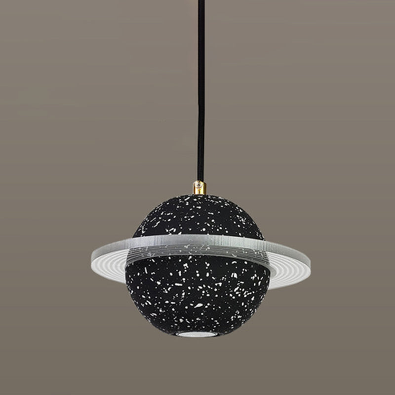 Modern Style Spherical Shape Pendant Lighting Cement Pendant Light for Bedroom