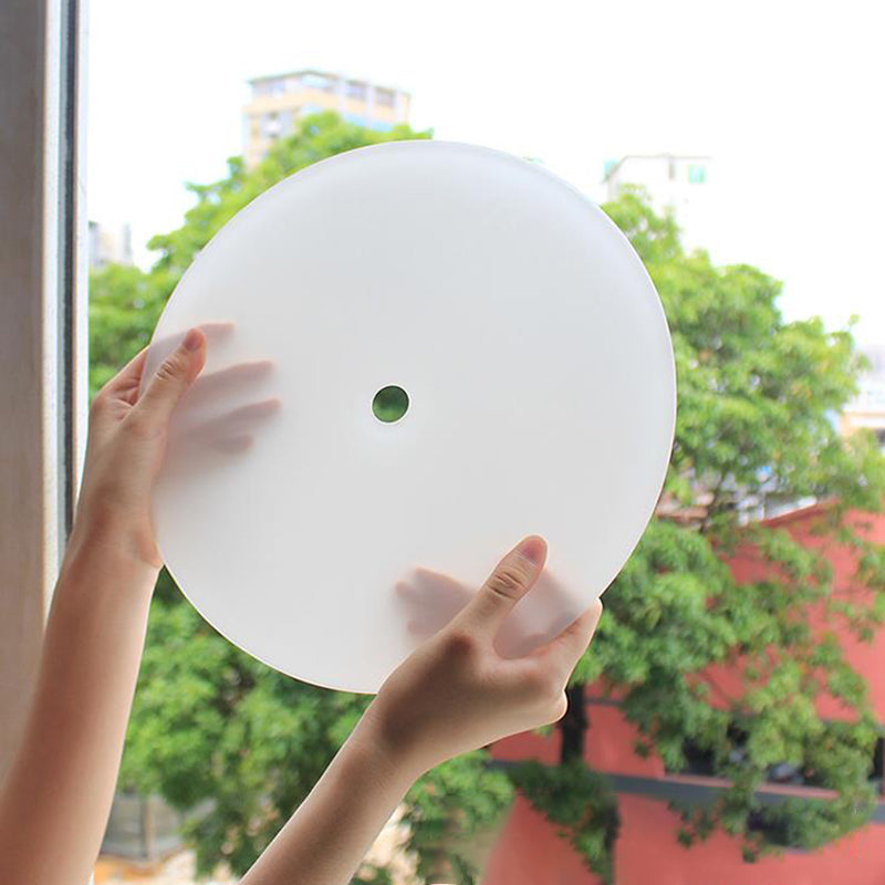 Forme rond en métal suspendu léger style moderne 1 lumière suspendue à la lumière montée sur la lumière