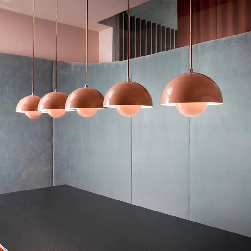 A forma di forma a forma di metallo a sospensione di macaroni nordici in stile 1 fluide appeso