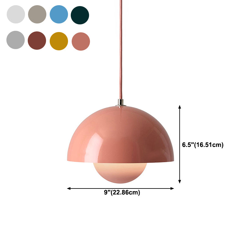 A forma di forma a forma di metallo a sospensione di macaroni nordici in stile 1 fluide appeso