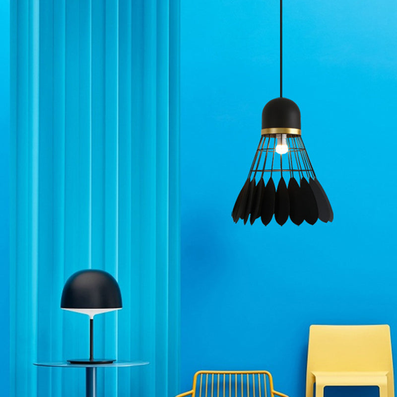 Badminton Form Metall Hanging Light Nordic Macarons 1 hängende Lichter montiert