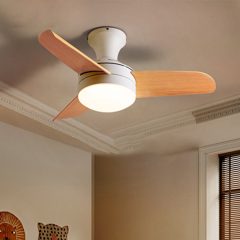 Lampada a ventola del soffitto in stile moderno in metallo a controproteggio a sfioramento della luce