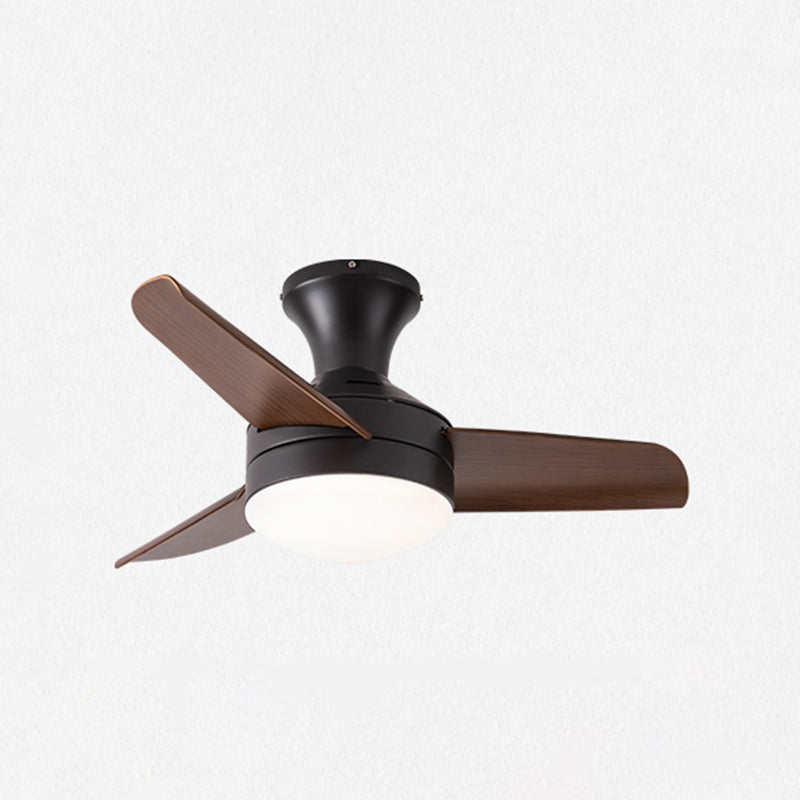 Lampada a ventola del soffitto in stile moderno in metallo a controproteggio a sfioramento della luce