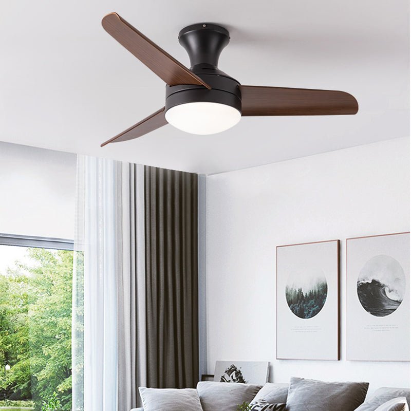 Ceiling Fan Lamp Modern-Style LED Metal Ceiling Flush Mount Light
