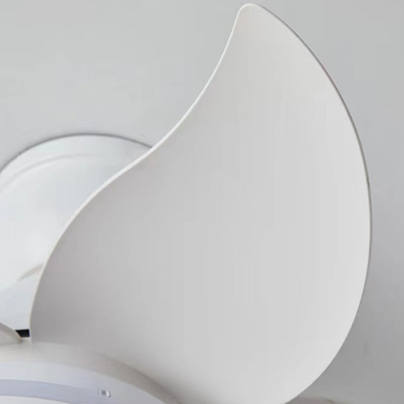 Ventola a soffitto leggero a led metallo moderno a sfioramento per bambini camera da letto