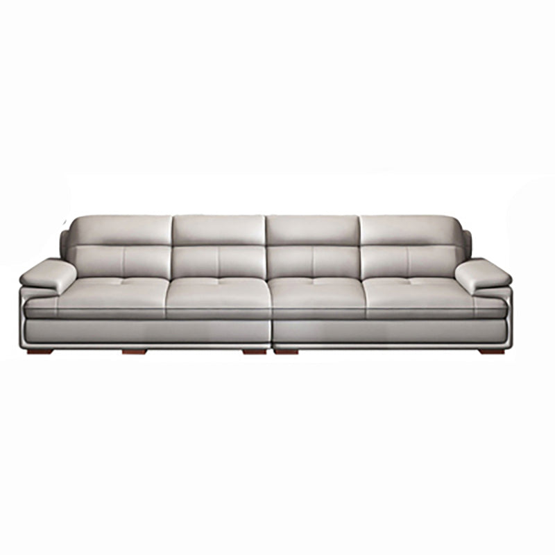 Contemporary Pillowed Back Cushions Sofa/Sectional with Pillow Top Arm